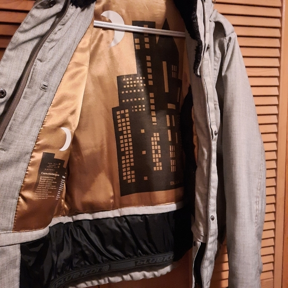 Blue Icon Grey Winter Jacket - Picture 4 of 13